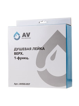 Верхний душ квадратный AV ENGINEERING AVSSS-057