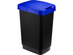 Ведро для мусора 25 л IDEA Твин синий 