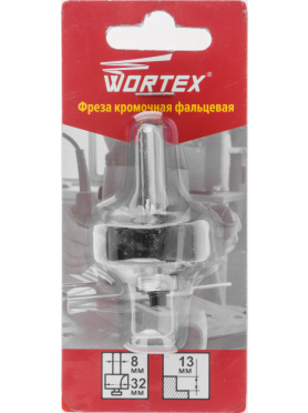 Фреза по дереву кромочная фальцевая 31,8х12,5х54 мм WORTEX 