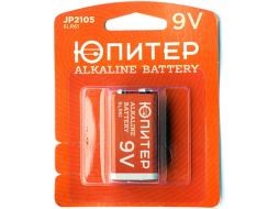 Батарейка 6LR61 ЮПИТЕР 9 V алкалиновая 