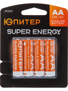 Батарейка АА ЮПИТЕР 1,5 V алкалиновая