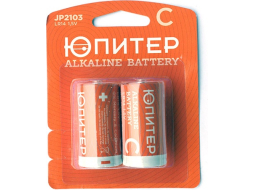 Батарейка C ЮПИТЕР 1,5 V алкалиновая 2 штуки 