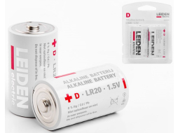 Батарейка D/LR20 LEIDEN ELECTRIC 1,5 V алкалиновая 2 штуки 