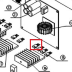 Диод вторичный 25U20 TO-247 для сварочного аппарата SOLARIS MMA-190 