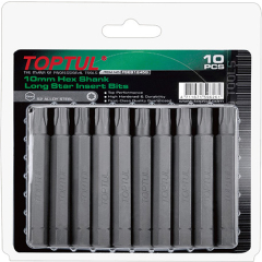 Насадка Torx T27 75 мм 10 штук TOPTUL 