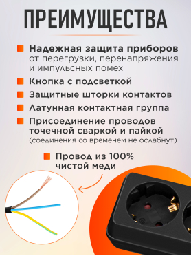 Сетевой фильтр ЮПИТЕР JP8501
