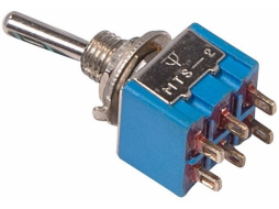 Выключатель-тумблер 250V 3А ON-ON двухполюсный Micro REXANT 