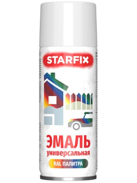 Краска-эмаль аэрозольная универсальная STARFIX