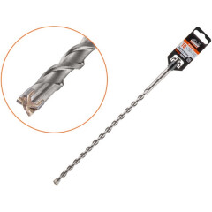 Бур (сверло) SDS-plus GEPARD Quadro-x