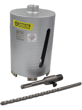 Коронка алмазная d 112 мм HILBERG LASER Deep Drill железобетон 