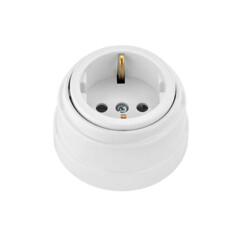 Розетка наружная BYLECTRICA Ретро