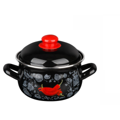 Кастрюля стальная эмалированная PERFECTO LINEA Перчик