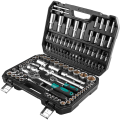 Набор инструментов 1/4", 1/2" 6 граней 108 предметов ВОЛАТ 