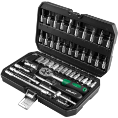 Набор инструментов 1/4" 6 граней 46 предметов ВОЛАТ 