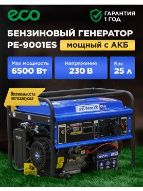 Генератор бензиновый ECO PE-9001ES