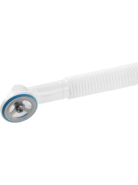 Сифон для кухни выпуск 3 1/2" круглый перелив гибкая труба 1 1/2"- 40/50 мм AV ENGINEERING 
