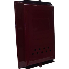 Ящик почтовый ИНСТРУМАГРО 390х260х70 мм бордовый (071716)