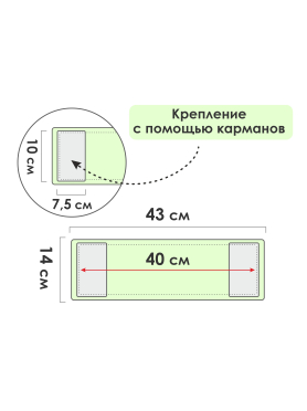 Сменная насадка для швабры PERFECTO LINEA из микрофибры