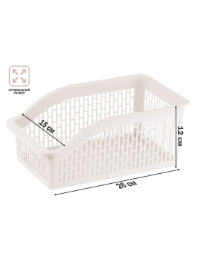 Корзина для хранения вещей PERFECTO LINEA Klinko нежно-розовая 26х15х12 см 