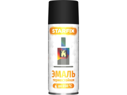 Краска-эмаль аэрозольная термостойкая силиконовая STARFIX