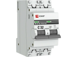 Автоматический выключатель EKF PROxima ВА 47-63 2P