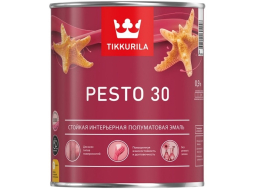 Эмаль алкидная TIKKURILA Pesto 30 универсальная полуматовая