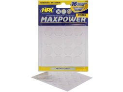 Высечка из двухсторонней ленты HPX Maxpower 20х20 мм прозрачная 