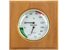 Термометр-гигрометр для бани и сауны САУНАОПТ Квадрат 