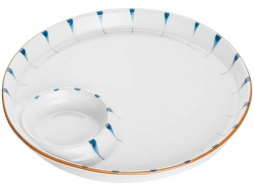 Блюдо керамическое круглое PERFECTO LINEA Marine 22,5х2,3 см 