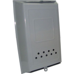 Ящик почтовый с замком ИНСТРУМАГРО 390х260х70 мм серый 