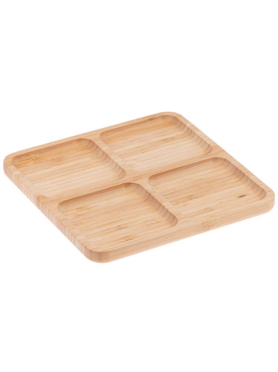 Менажница бамбуковая PERFECTO LINEA Bamboo 22х22 см 