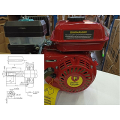 Двигатель 170F цилиндр 19 мм для мини-трактора FERMER FM-633M 