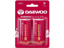 Батарейка D/LR20 DAEWOO 1,5 V алкалиновая 2 шт 