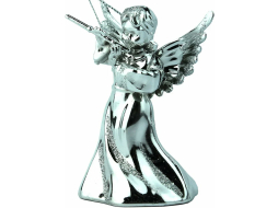 Игрушка елочная МОРОЗКО Ангел объемный серебро 
