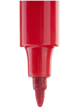 Маркер перманентный CROWN Multi Marker Super Slim красный 