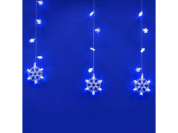 Гирлянда новогодняя светодиодная UNIEL ULD-E2706-100/DTA WHITE IP20 SNOWFALL Занавес Снегопад 2,7х0,6 м 100 диодов белый 