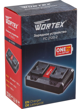 Зарядное устройство 18В WORTEX FC 2120-2 XLT 