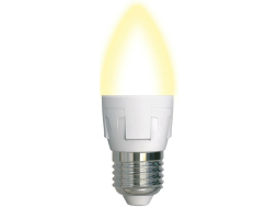 Лампа светодиодная E27 UNIEL C37 7 Вт