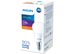 Лампа светодиодная E14 PHILIPS EcoHome P45 6 Вт 2700K