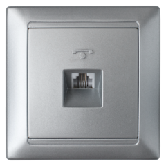 Розетка телефонная BYLECTRICA Стиль