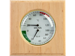 Термометр-гигрометр для бани и сауны МОЯ БАНЯ ТН-11 Квадрат