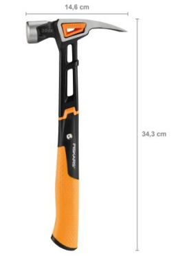 Молоток-гвоздодер 0,57 кг FISKARS L 