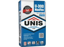 Клей для плитки UNIS U-300 MaxiFlex