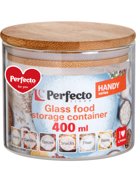 Банка стеклянная для сыпучих продуктов PERFECTO LINEA Handy 34-102