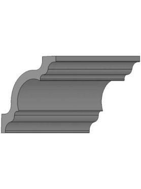Плинтус потолочный NMC Nomastyl LX-68 2000х65х65 мм
