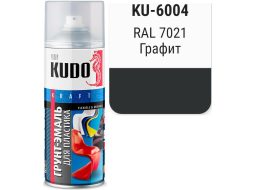 Грунт-эмаль аэрозольная KUDO для пластика