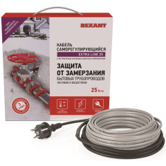 Кабель греющий саморегулирующийся REXANT Extra Line 25MSR-PB