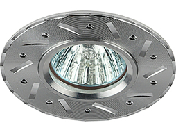 Точечный светильник светодиодный ЭРА KL41 SL серебро 