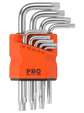 Набор ключей Torx T10H-T50H 9 предметов коротких PRO STARTUL 