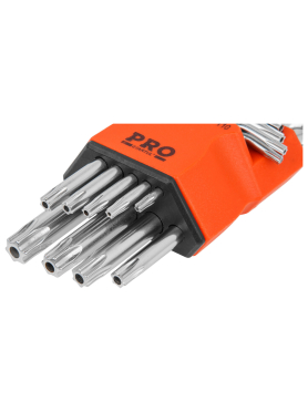 Набор ключей Torx T10H-T50H 9 предметов коротких PRO STARTUL 